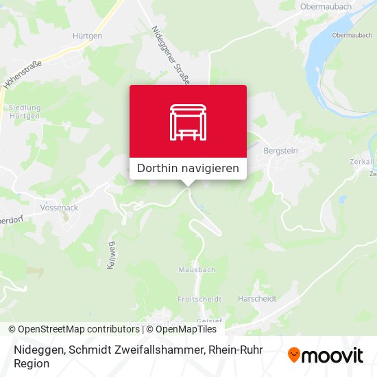 Nideggen, Schmidt Zweifallshammer Karte