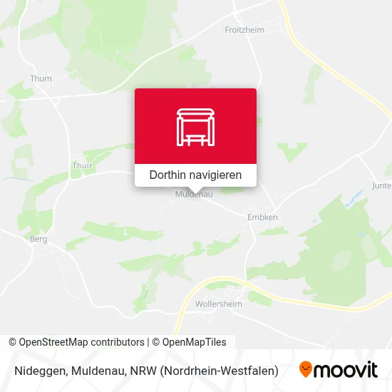 Nideggen, Muldenau Karte