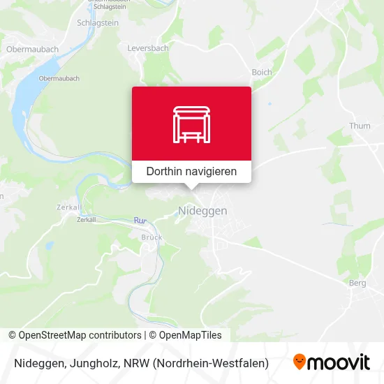 Nideggen, Jungholz Karte