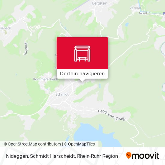 Nideggen, Schmidt Harscheidt Karte
