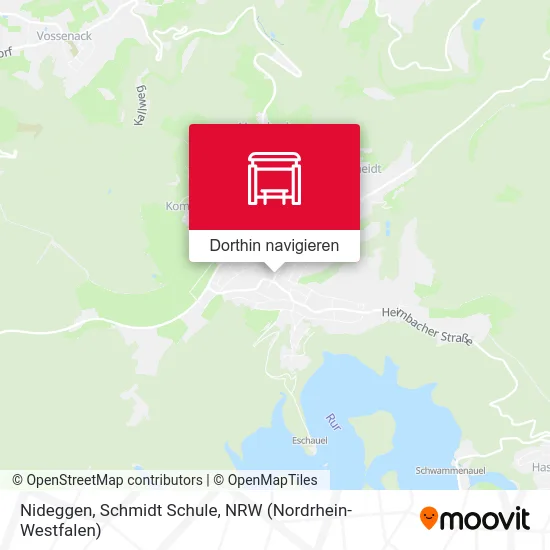 Nideggen, Schmidt Schule Karte