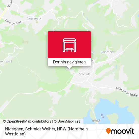 Nideggen, Schmidt Weiher Karte