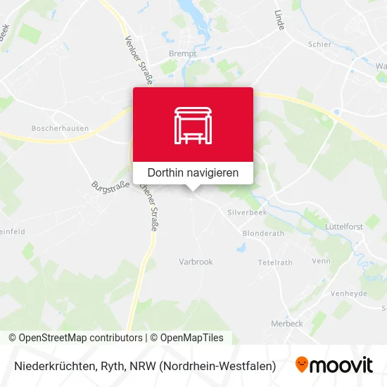 Niederkrüchten, Ryth Karte