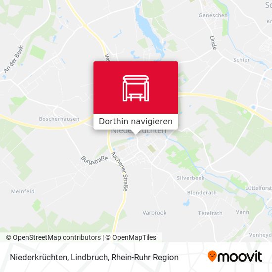 Niederkrüchten, Lindbruch Karte