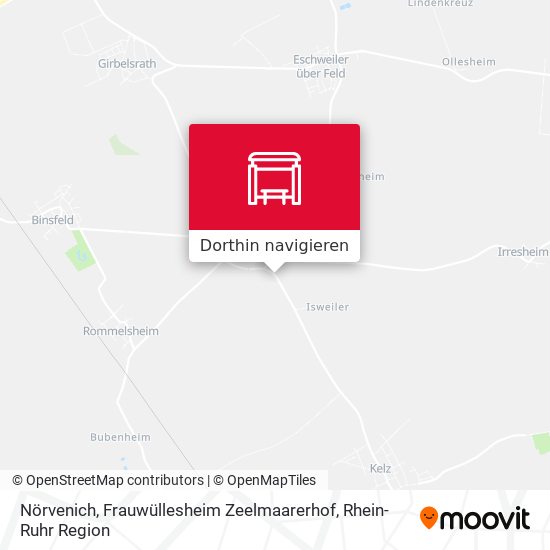 Nörvenich, Frauwüllesheim Zeelmaarerhof Karte