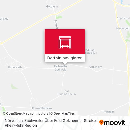 Nörvenich, Eschweiler Über Feld Golzheimer Straße Karte
