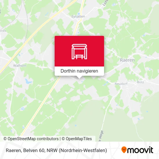 Raeren, Belven 60 Karte