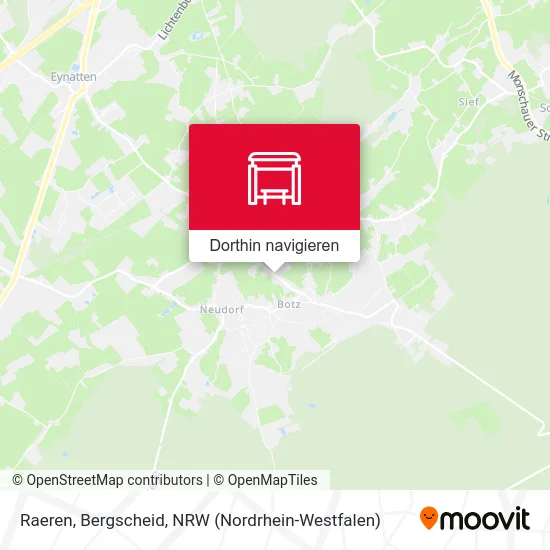 Raeren, Bergscheid Karte