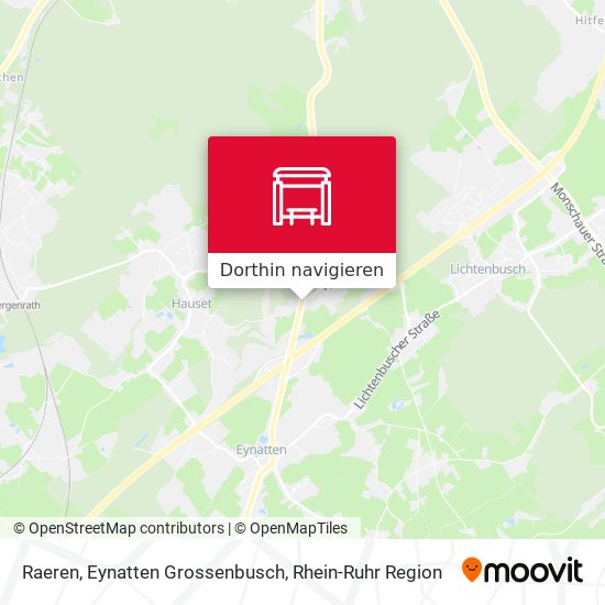 Raeren, Eynatten Grossenbusch Karte