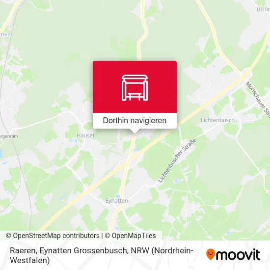 Raeren, Eynatten Grossenbusch Karte