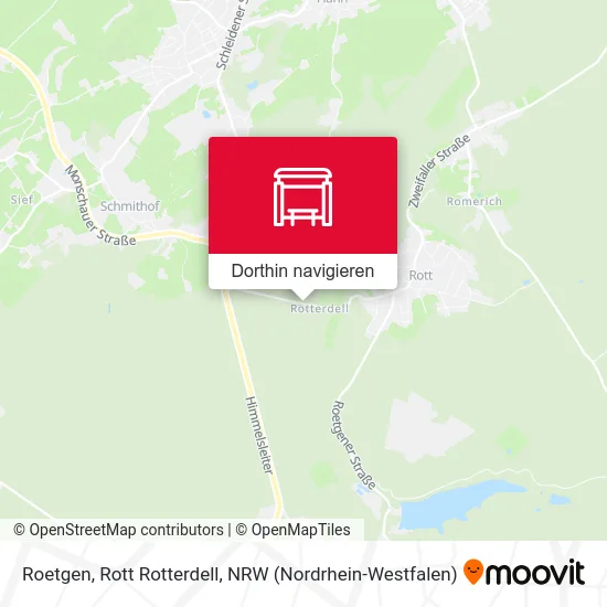 Roetgen, Rott Rotterdell Karte