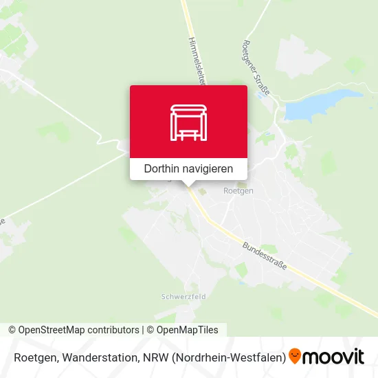 Roetgen, Wanderstation Karte