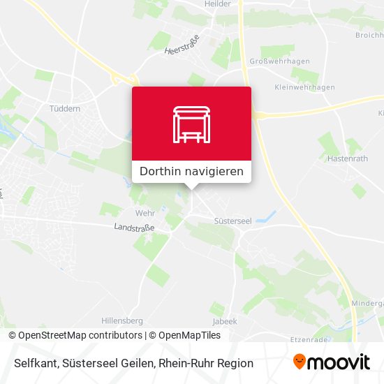 Selfkant, Süsterseel Geilen Karte