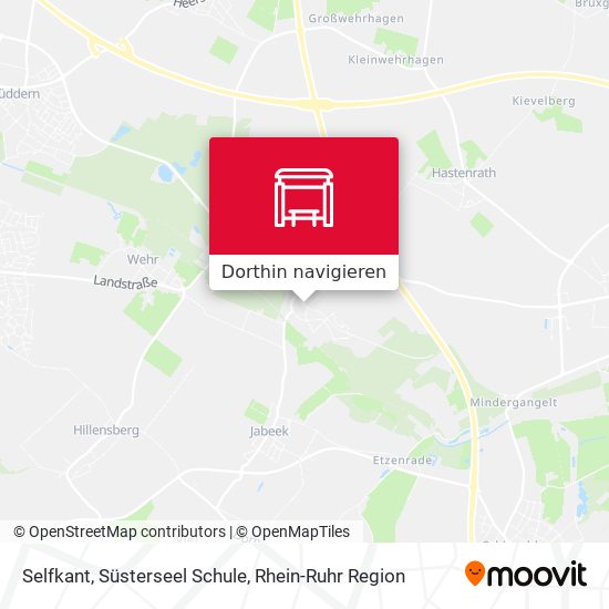 Selfkant, Süsterseel Schule Karte