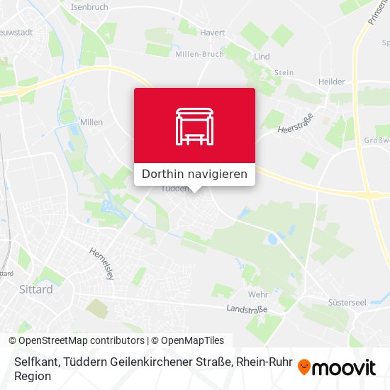 Selfkant, Tüddern Geilenkirchener Straße Karte