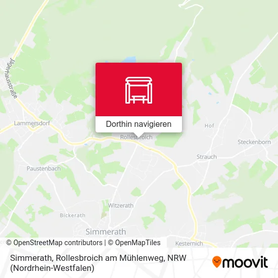Simmerath, Rollesbroich am Mühlenweg Karte