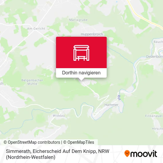 Simmerath, Eicherscheid Auf Dem Knipp Karte