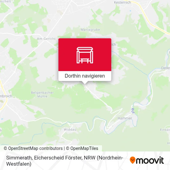 Simmerath, Eicherscheid Förster Karte