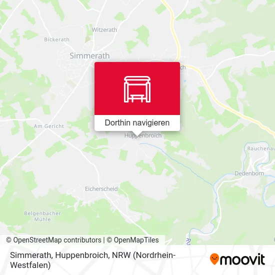 Simmerath, Huppenbroich Karte