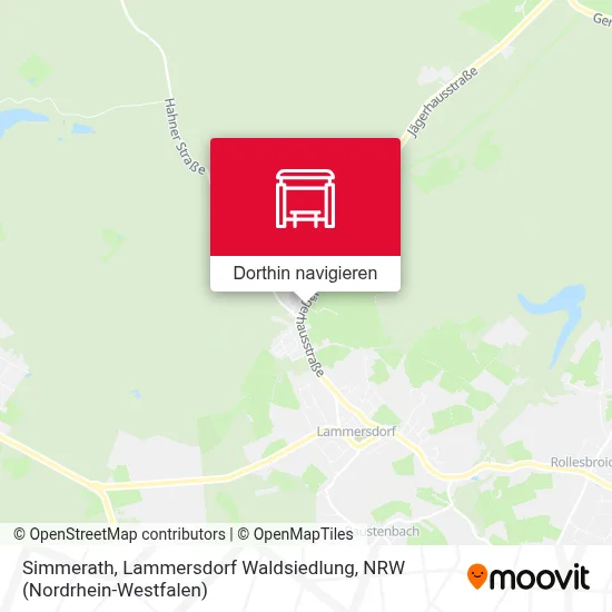 Simmerath, Lammersdorf Waldsiedlung Karte