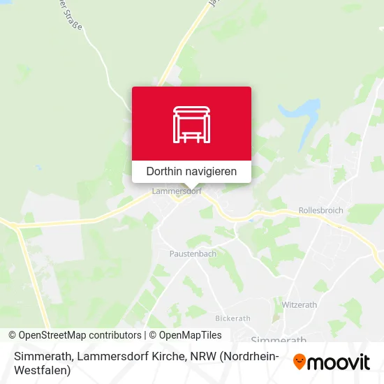 Simmerath, Lammersdorf Kirche Karte