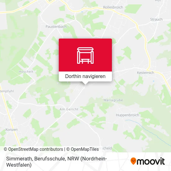 Simmerath, Berufsschule Karte