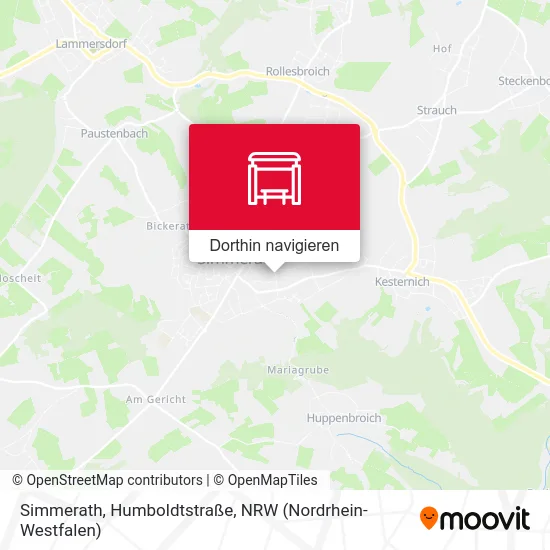 Simmerath, Humboldtstraße Karte