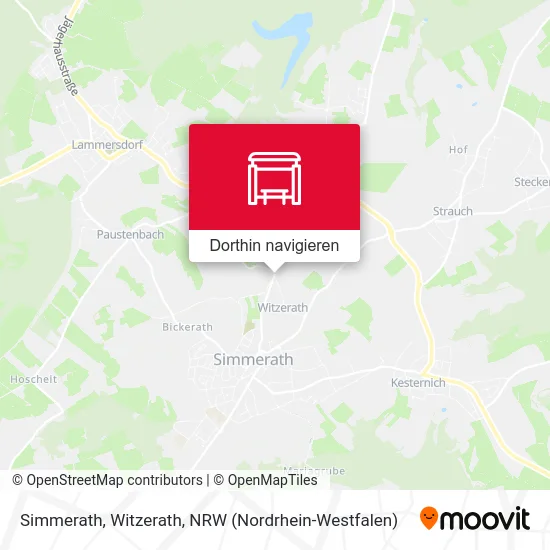 Simmerath, Witzerath Karte