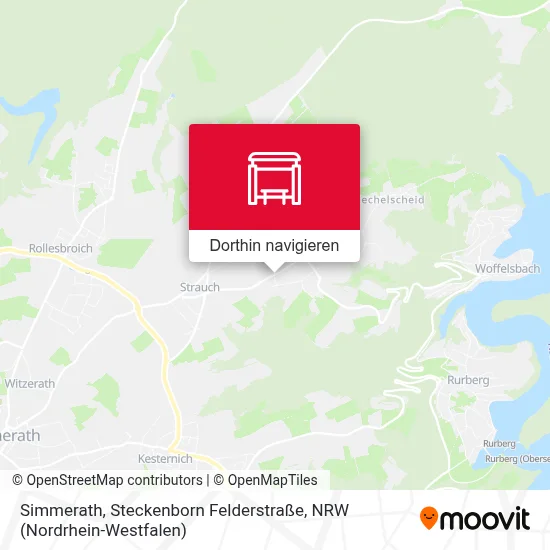 Simmerath, Steckenborn Felderstraße Karte