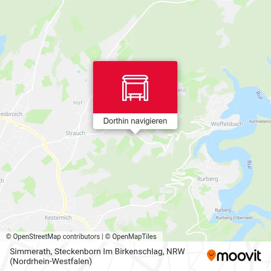 Simmerath, Steckenborn Im Birkenschlag Karte