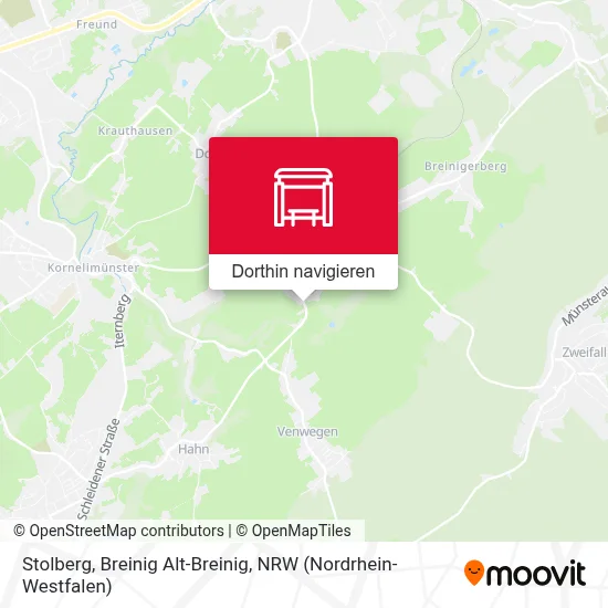 Stolberg, Breinig Alt-Breinig Karte