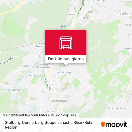 Stolberg, Donnerberg Goepelschacht Karte