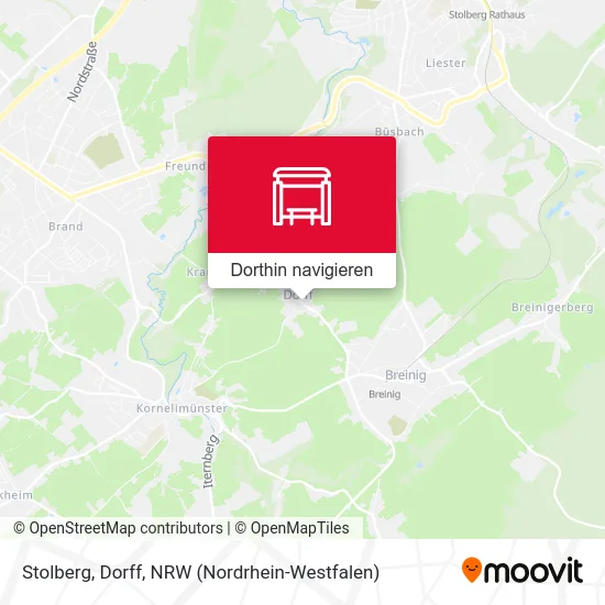 Stolberg, Dorff Karte