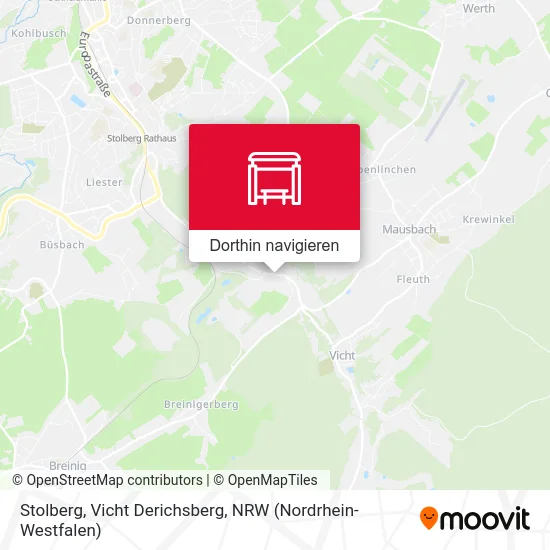 Stolberg, Vicht Derichsberg Karte