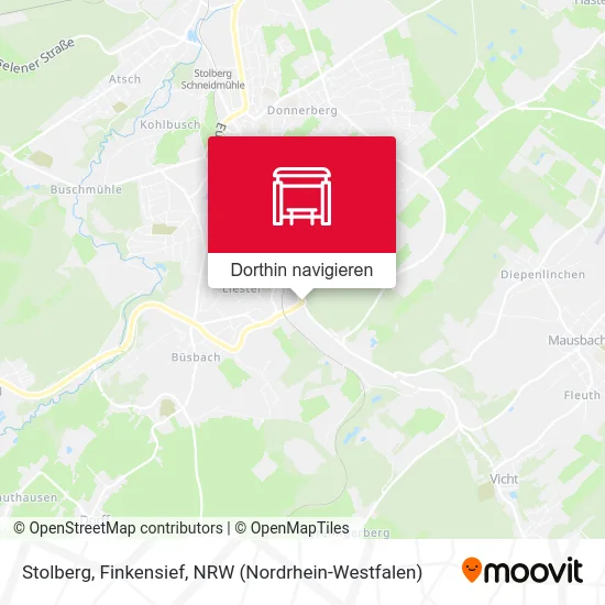 Stolberg, Finkensief Karte