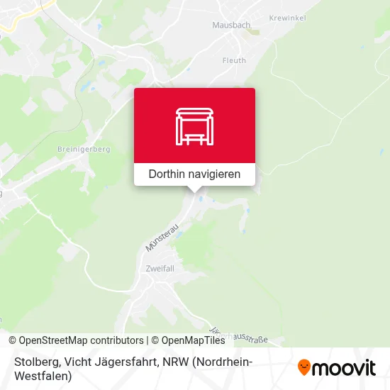 Stolberg, Vicht Jägersfahrt Karte