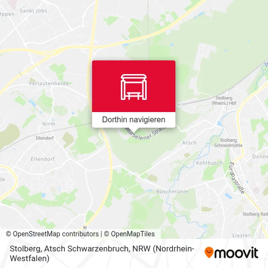 Stolberg, Atsch Schwarzenbruch Karte