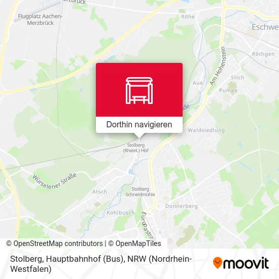 Stolberg, Hauptbahnhof (Bus) Karte