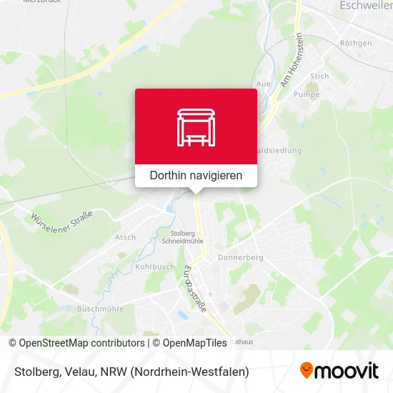 Stolberg, Velau Karte