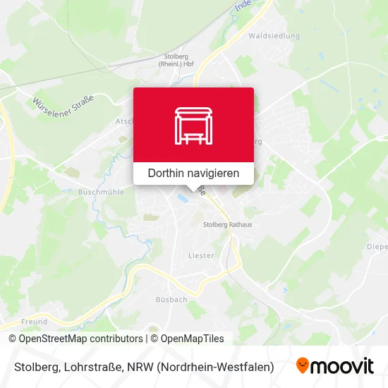 Stolberg, Lohrstraße Karte