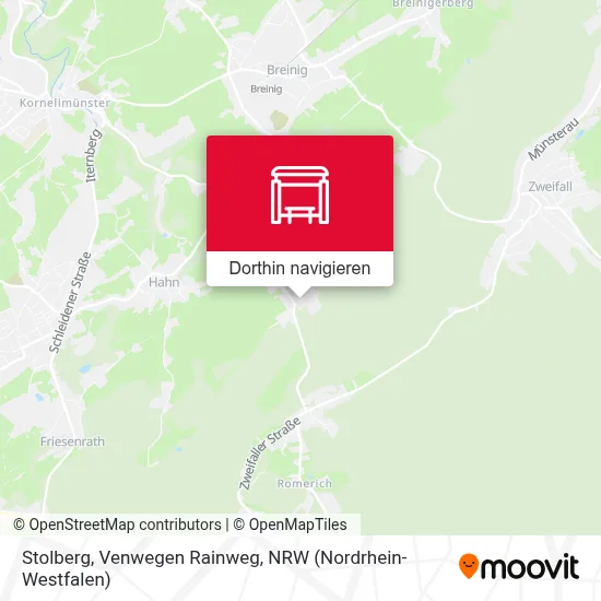 Stolberg, Venwegen Rainweg Karte