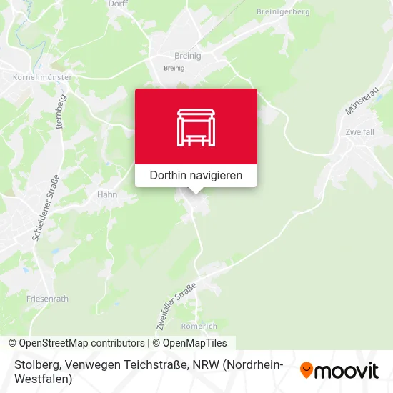 Stolberg, Venwegen Teichstraße Karte