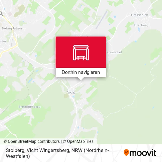 Stolberg, Vicht Wingertsberg Karte