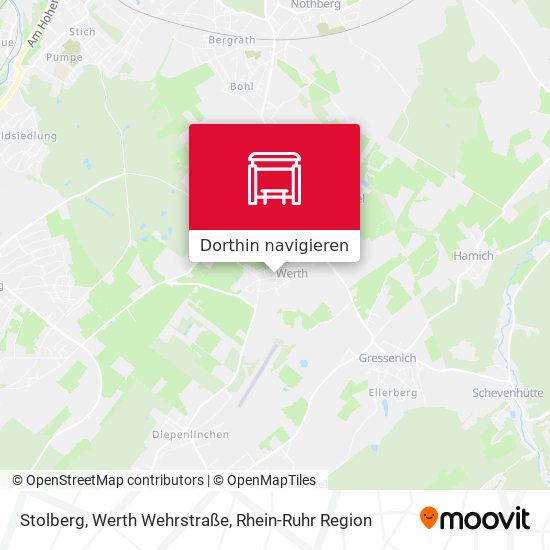 Stolberg, Werth Wehrstraße Karte