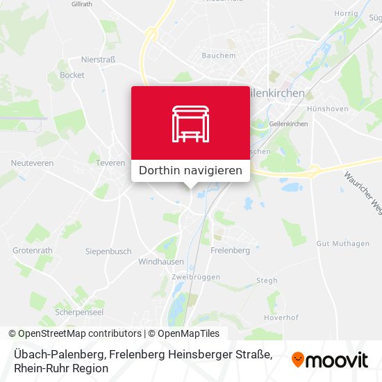 Übach-Palenberg, Frelenberg Heinsberger Straße Karte