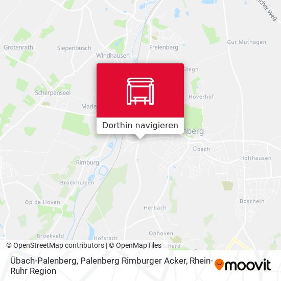 Übach-Palenberg, Palenberg Rimburger Acker Karte