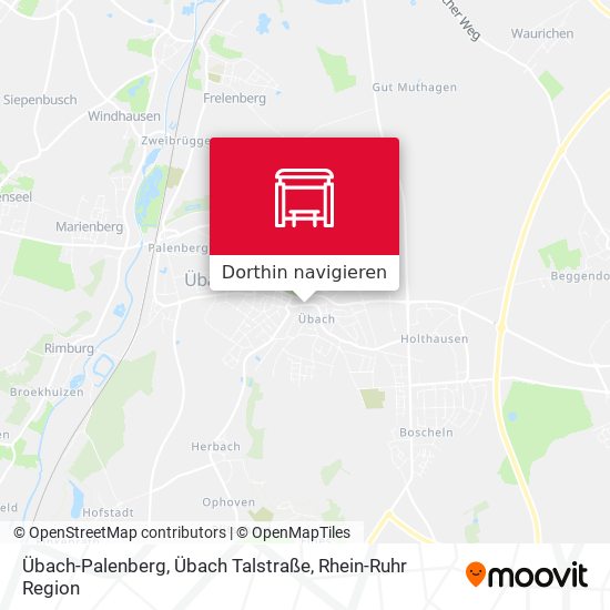 Übach-Palenberg, Übach Talstraße Karte