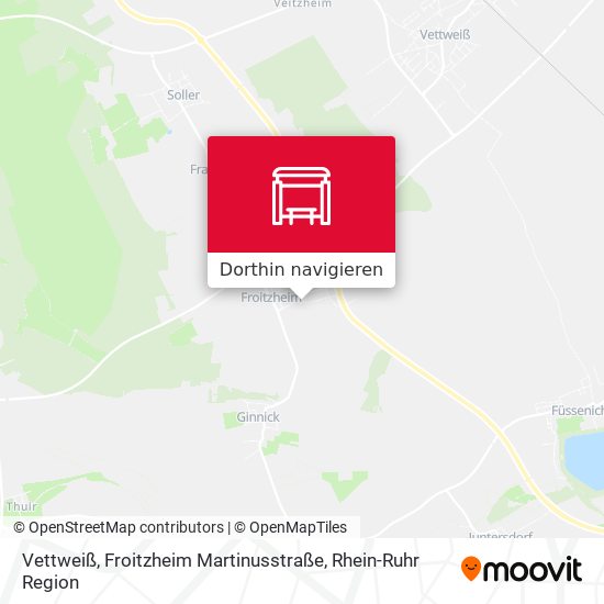 Vettweiß, Froitzheim Martinusstraße Karte