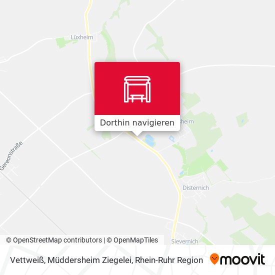 Vettweiß, Müddersheim Ziegelei Karte