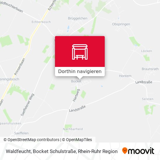 Waldfeucht, Bocket Schulstraße Karte